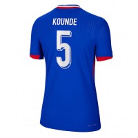 Frankreich Jules Kounde #5 Fußballbekleidung Heimtrikot Damen EM 2024 Kurzarm